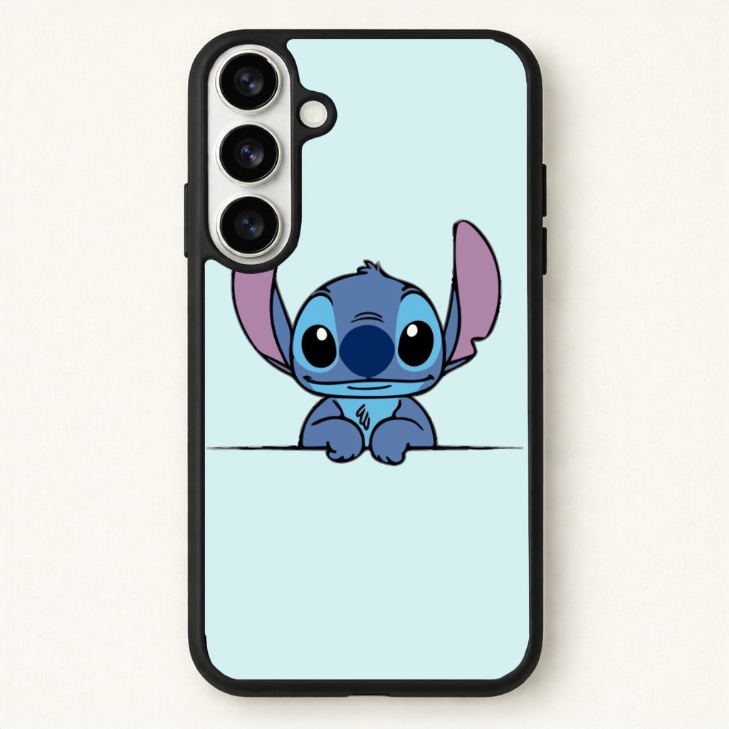 Alien Blue Leaning Phone Case - Galaxy S26 / Standard