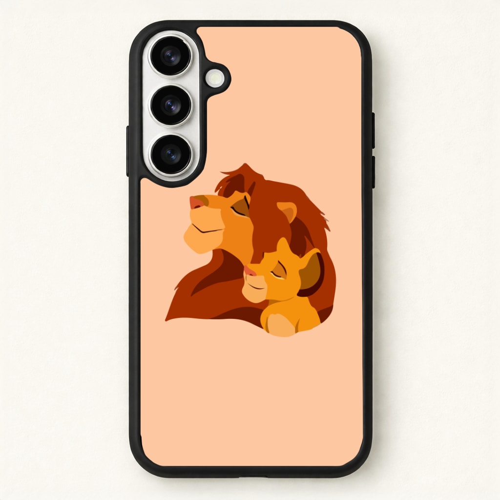 King Lion And Cub Phone Case - Galaxy S26 / Standard