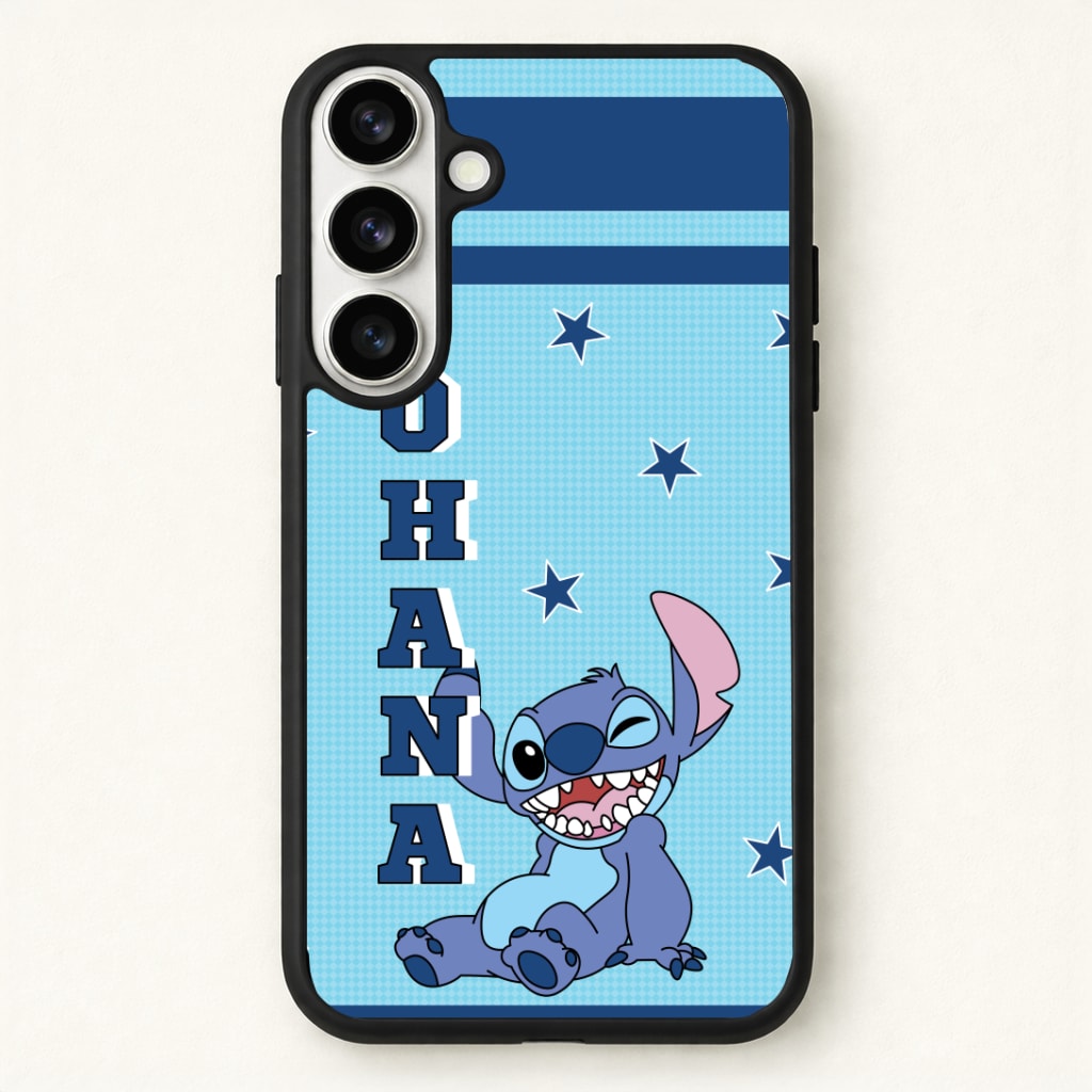 Blue Alien Ohana Phone Case - Galaxy S26 / Standard