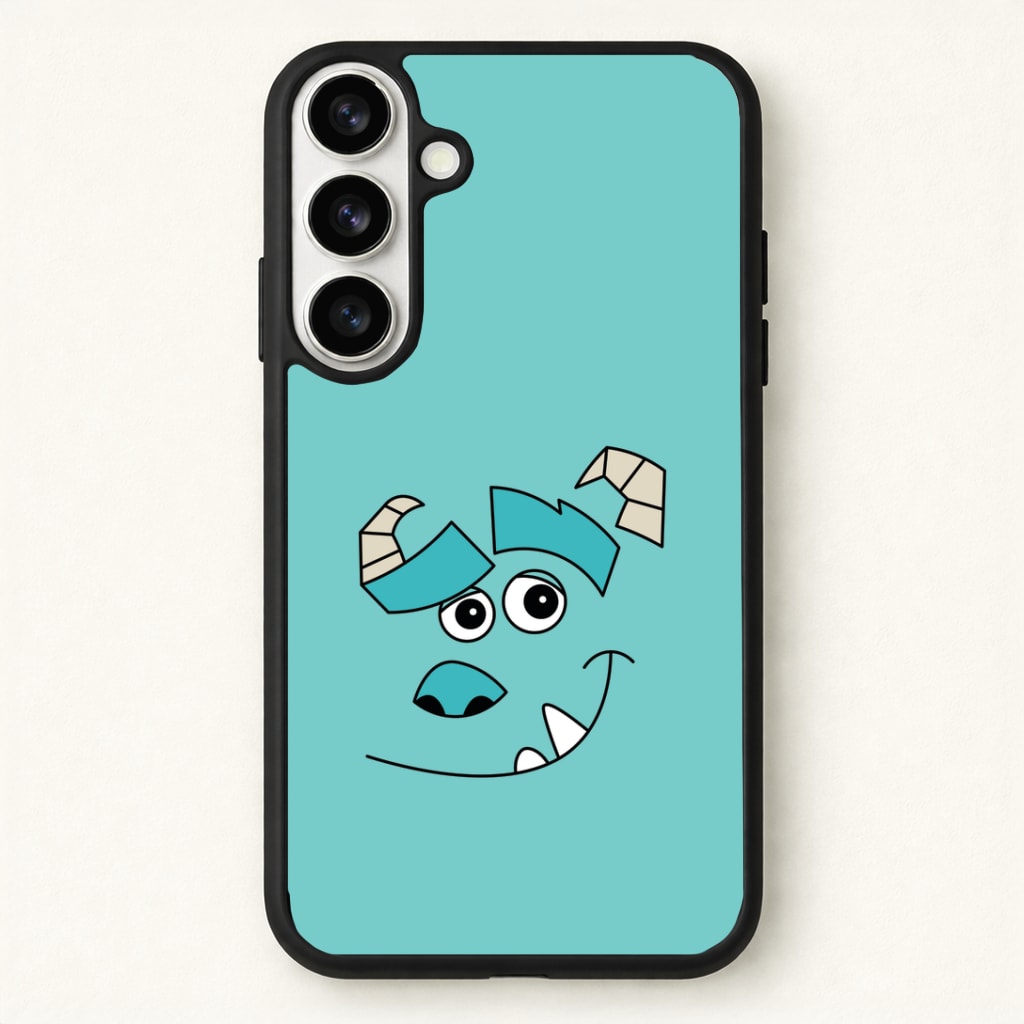 Blue Monster Face Phone Case - Galaxy S26 / Standard
