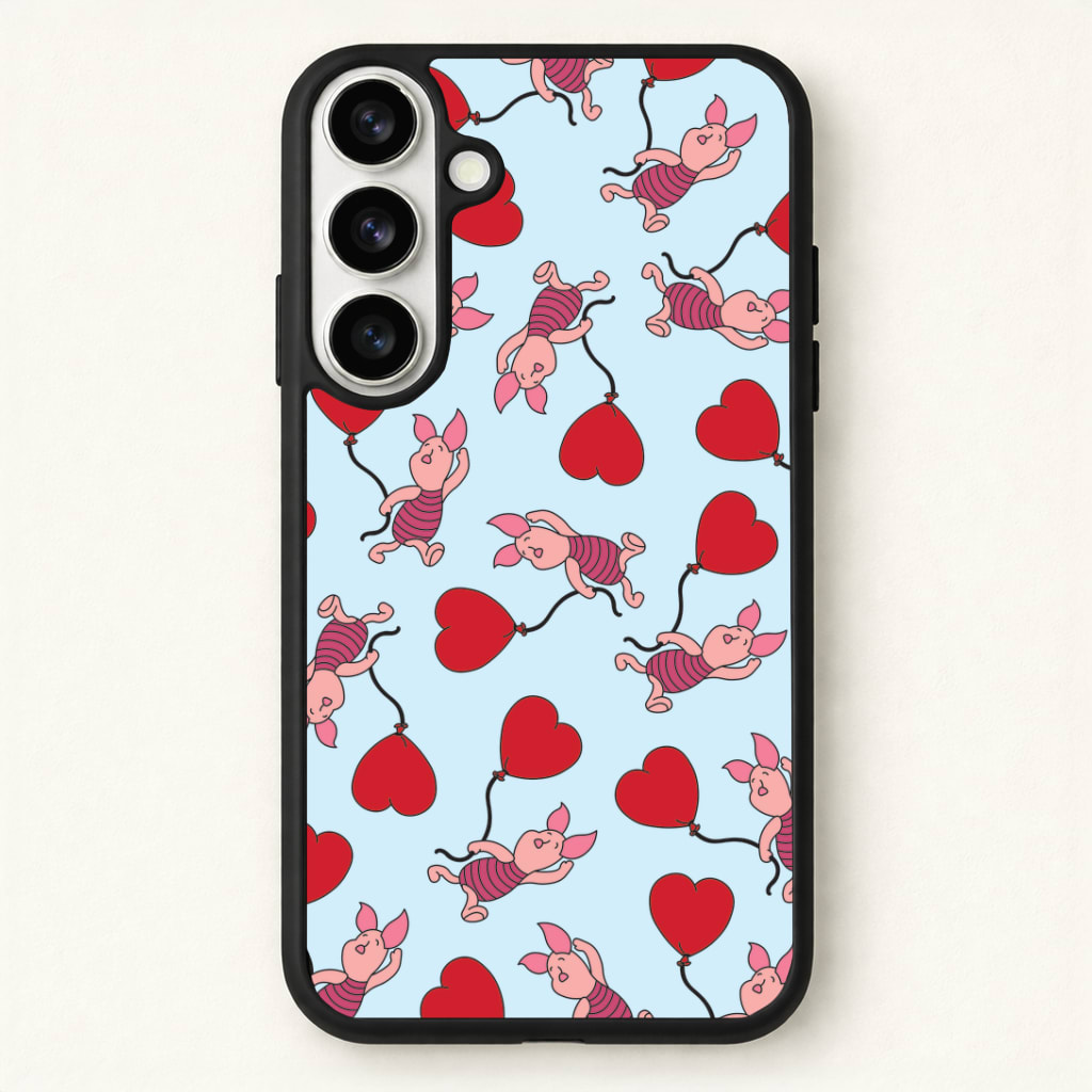 Baby Pig With Balloon Pattern Phone Case - Galaxy S26 / Standard