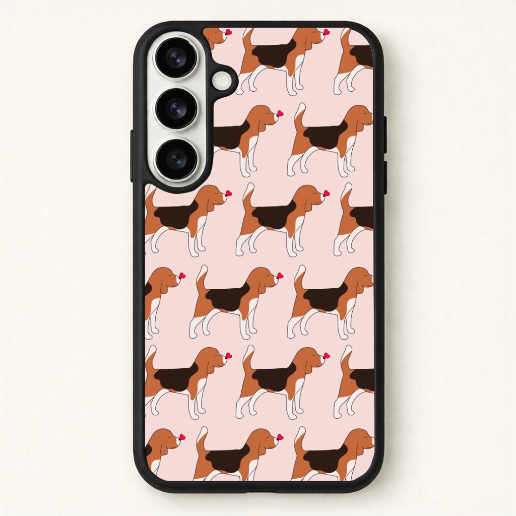 Love Beagle - Dog Pattern Phone Case - Galaxy S26 / Standard