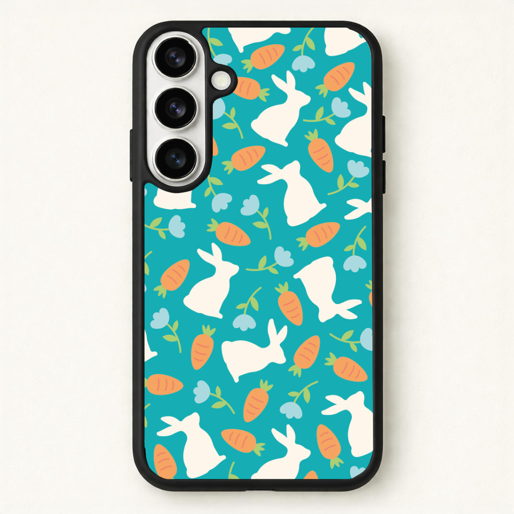Bunnies And Carrots - Easter Patterns Phone Case - Galaxy S26 / Standard