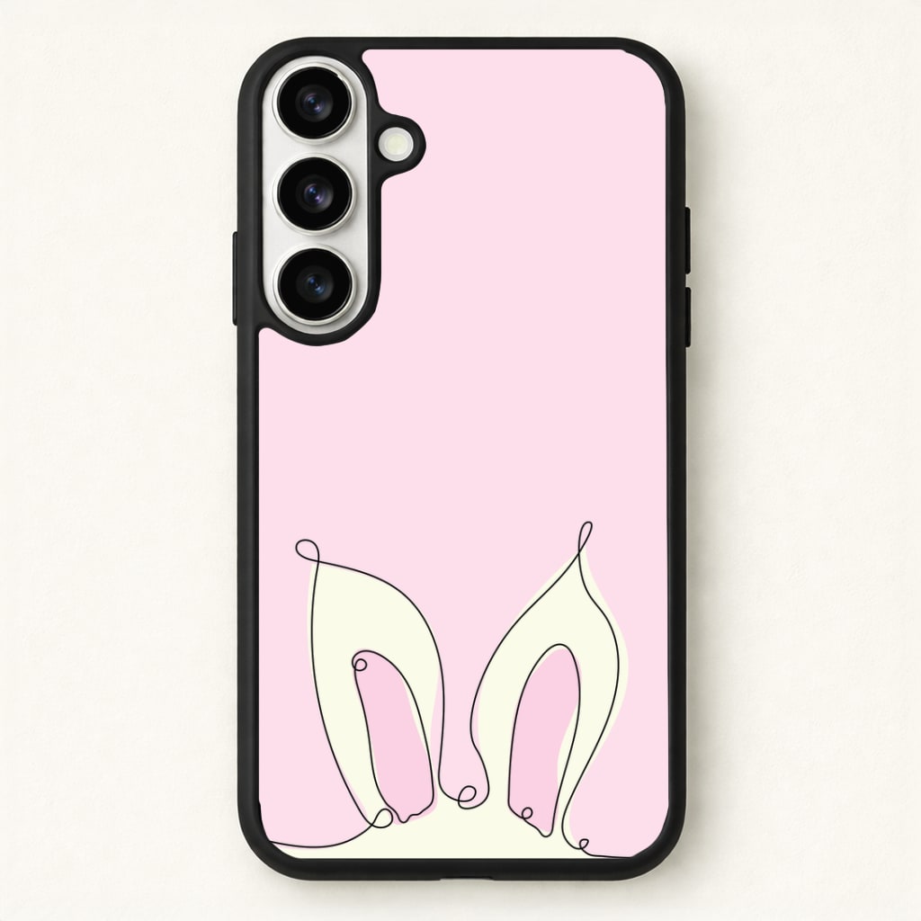 Outline Bunny Ears Phone Case - Galaxy S26 / Standard