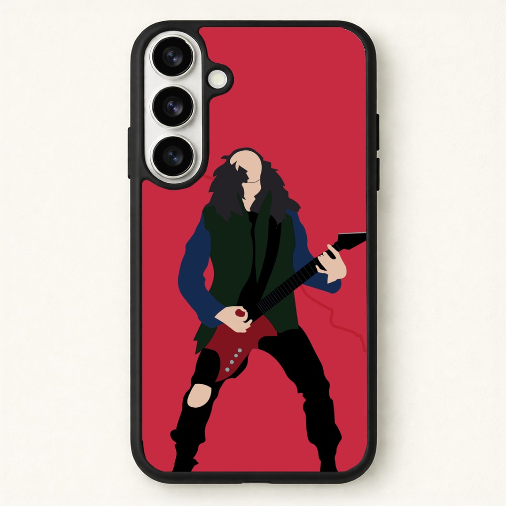 Eddie Munson Playing Guitar Phone Case - Galaxy S26 / Standard