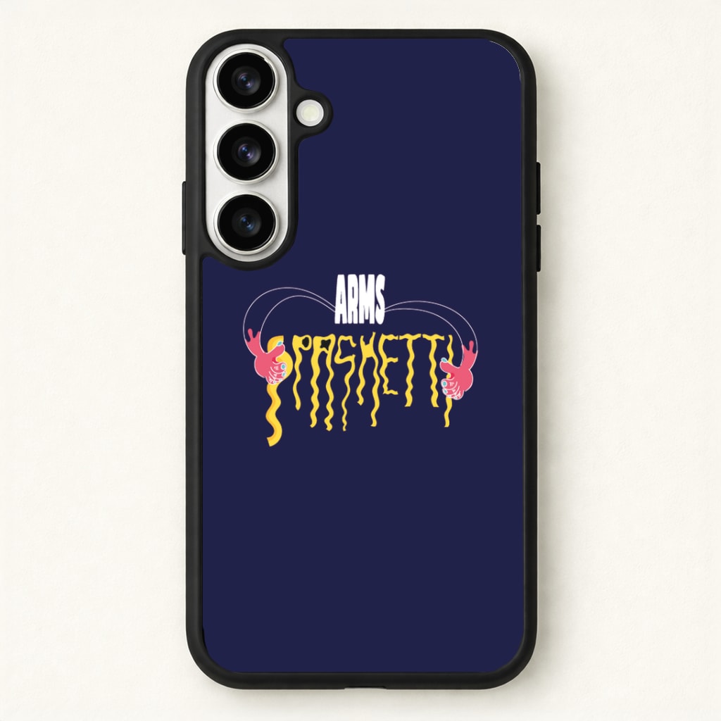 Arms Spaghetti - Dark Blue Phone Case - Galaxy S26 / Standard
