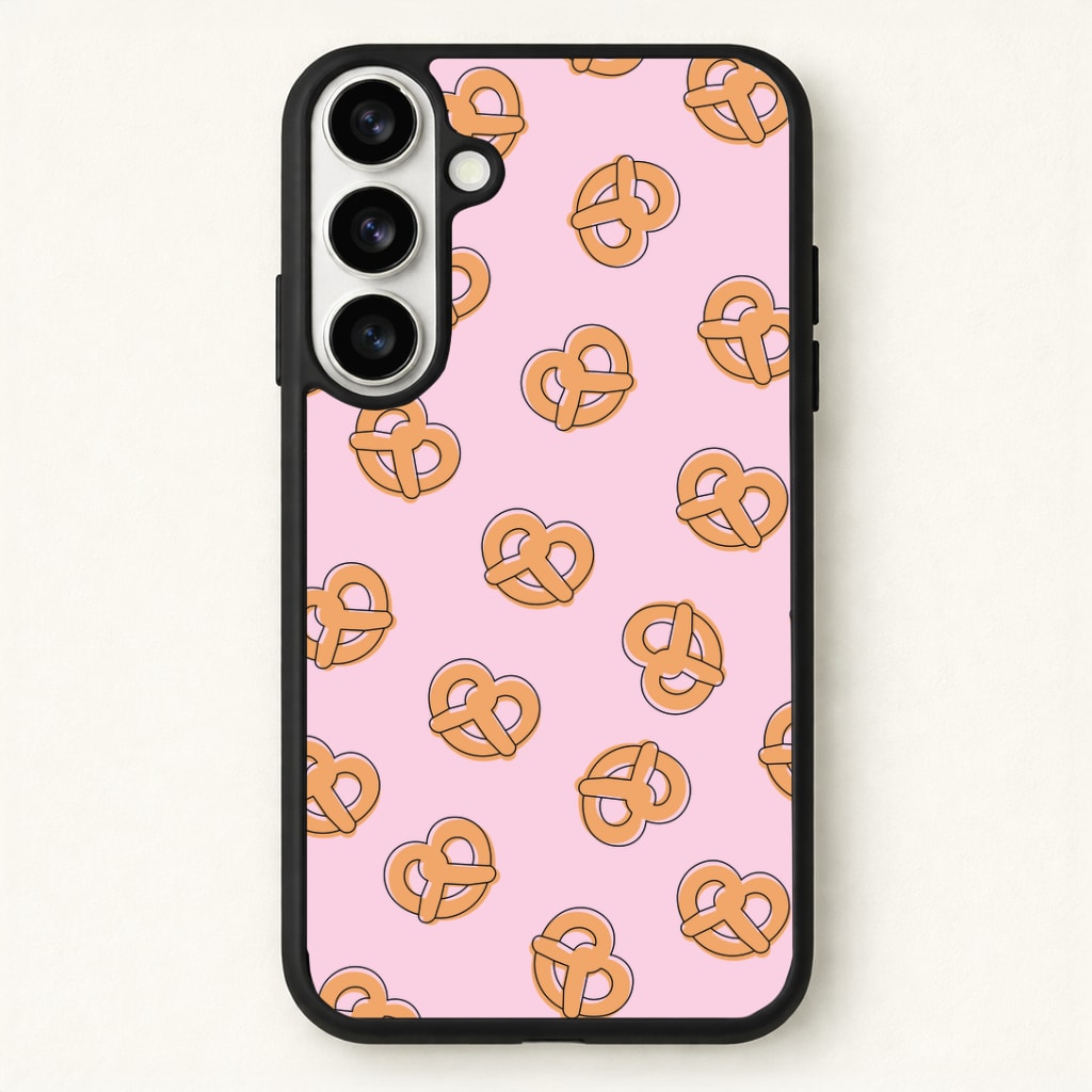 Pretzels - Fast Food Patterns Phone Case - Galaxy S26 / Standard