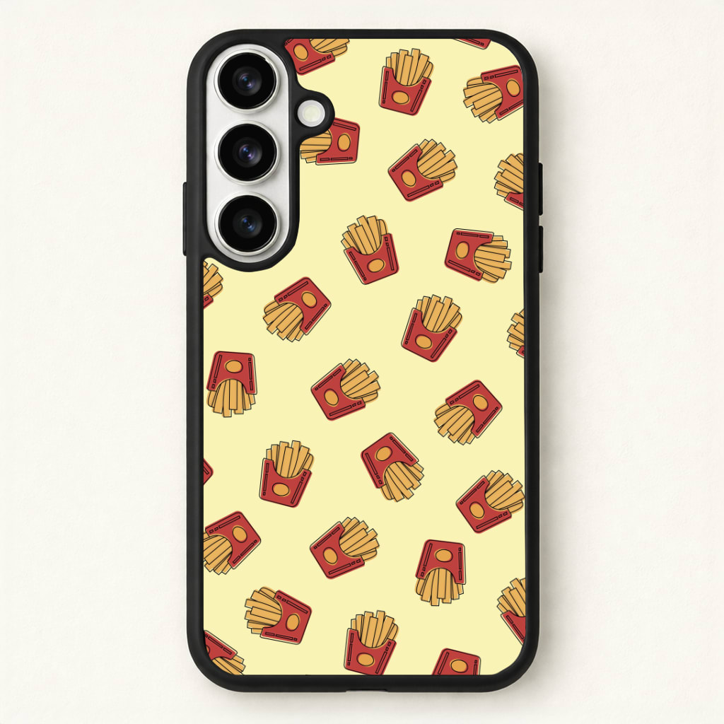 Fries - Fast Food Patterns Phone Case - Galaxy S26 / Standard