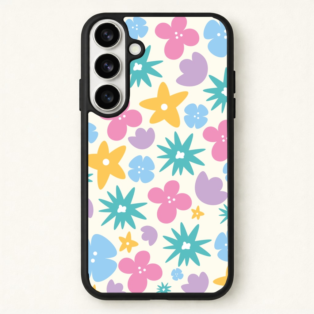 Playful Flowers - Floral Patterns Phone Case - Galaxy S26 / Standard