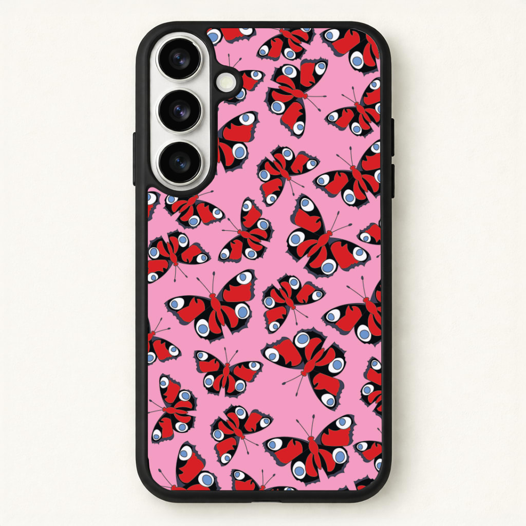 Red Butterfly - Butterfly Patterns Phone Case - Galaxy S26 / Standard