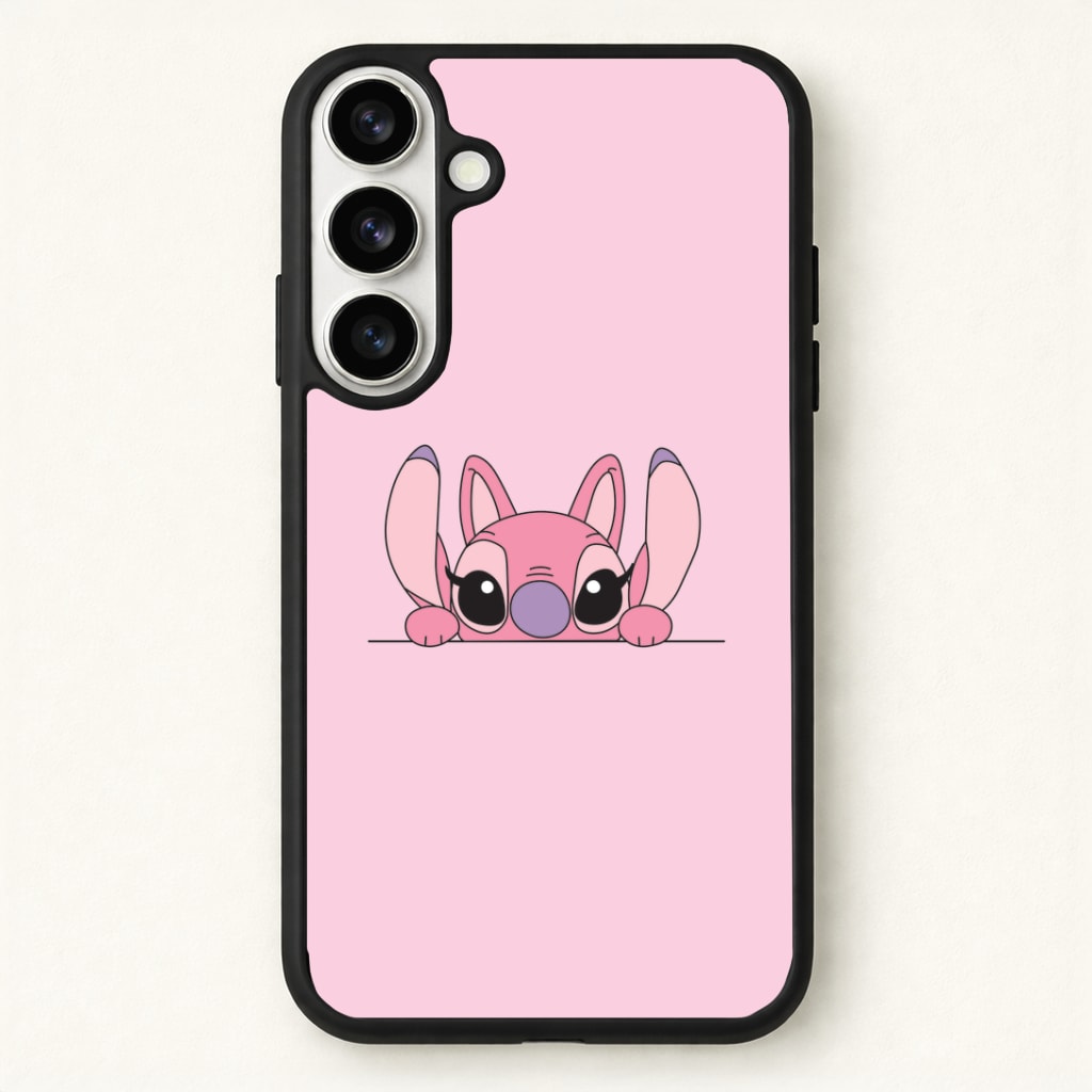 Angel Leaning - Pink Alien Phone Case - Galaxy S26 / Standard
