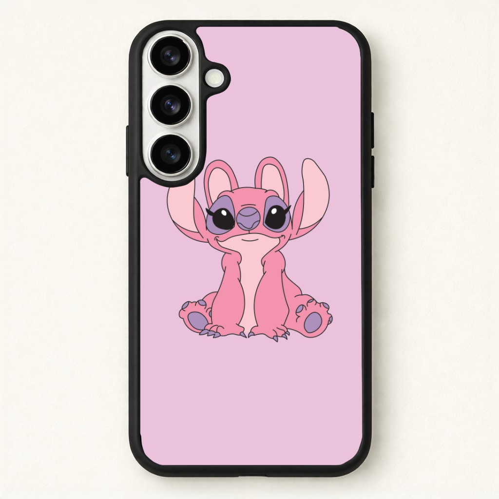 Sitting Down - Pink Alien Phone Case - Galaxy S26 / Standard