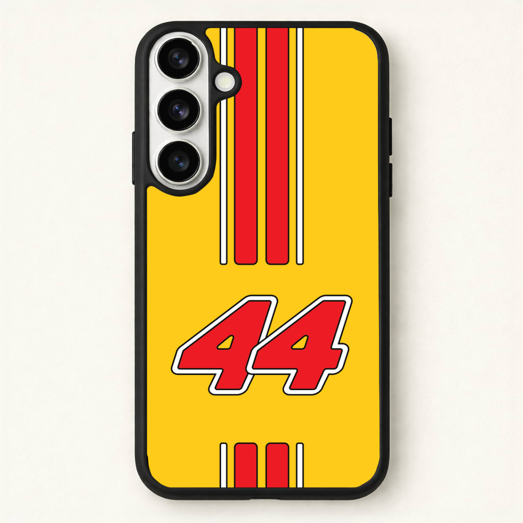 Retro Yellow And Red Hamilton Phone Case - Galaxy S26 / Standard
