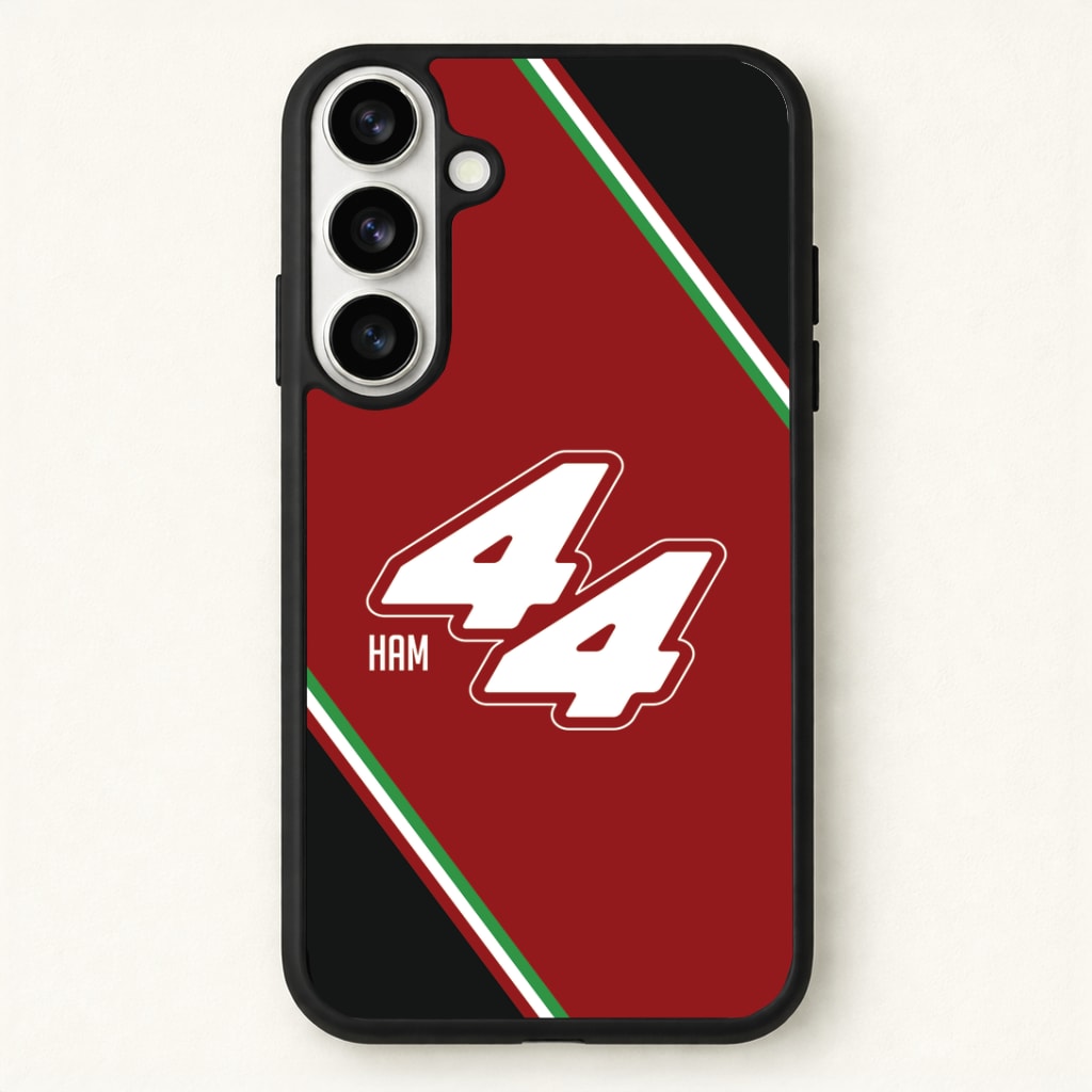 Dark Red Retro 44 Phone Case - Galaxy S26 / Standard