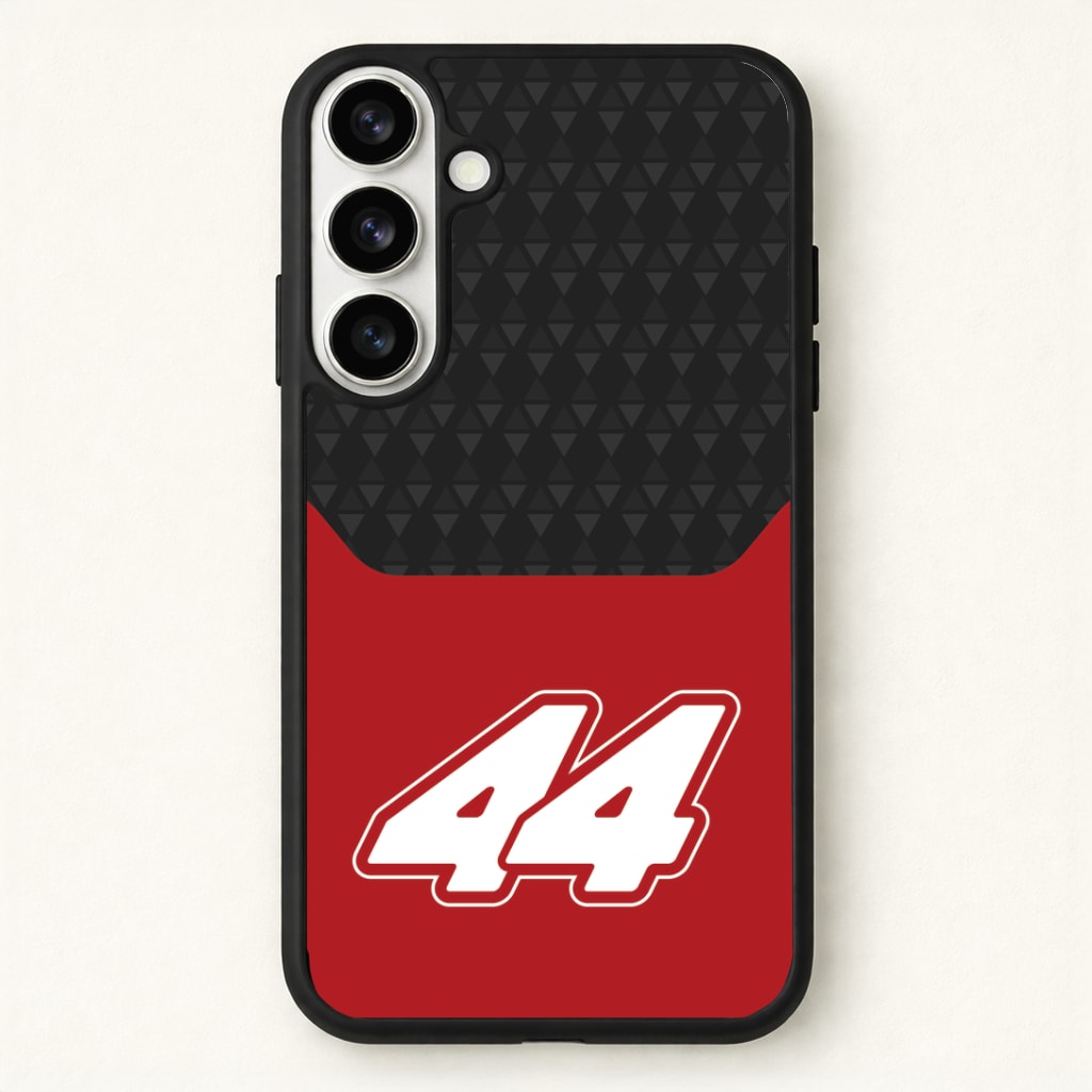 Red And Gray 44 Phone Case - Galaxy S26 / Standard