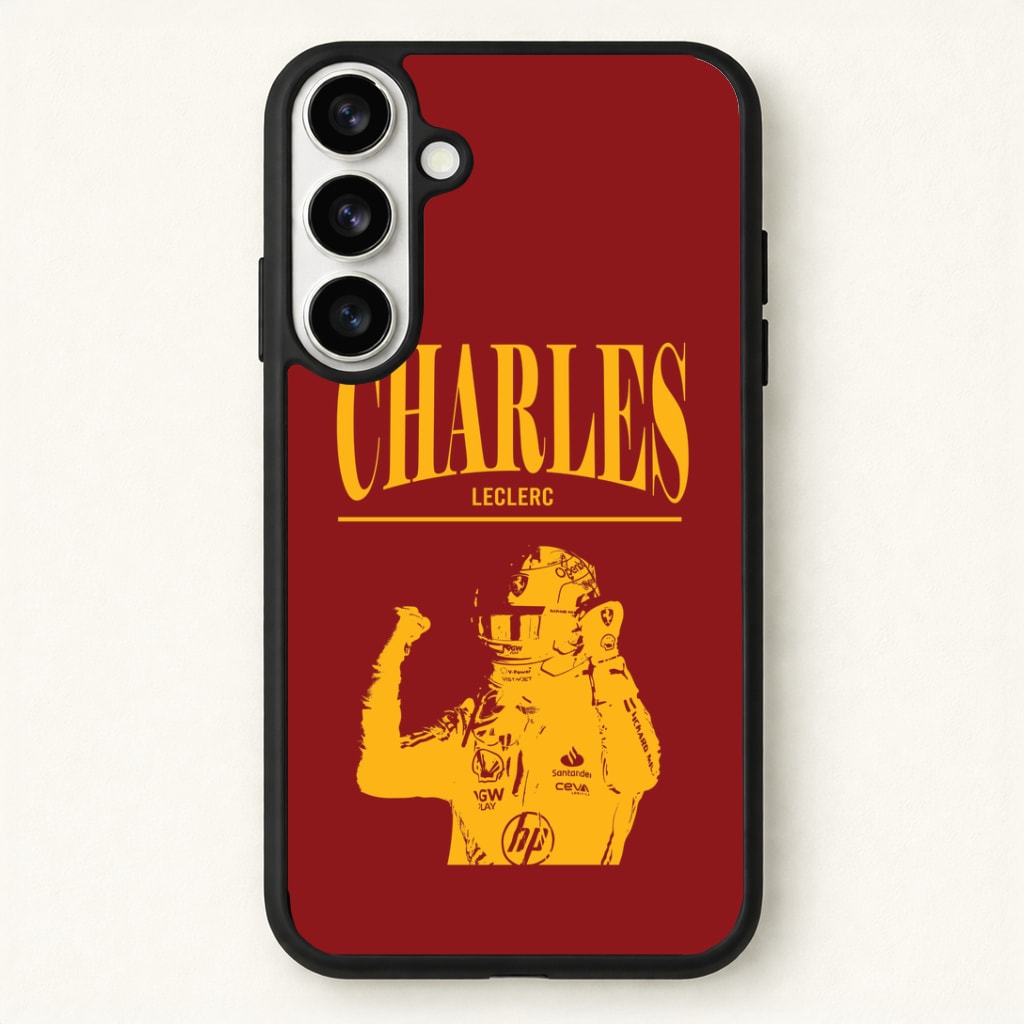 Charles Red And Gold Phone Case - Galaxy S26 / Standard