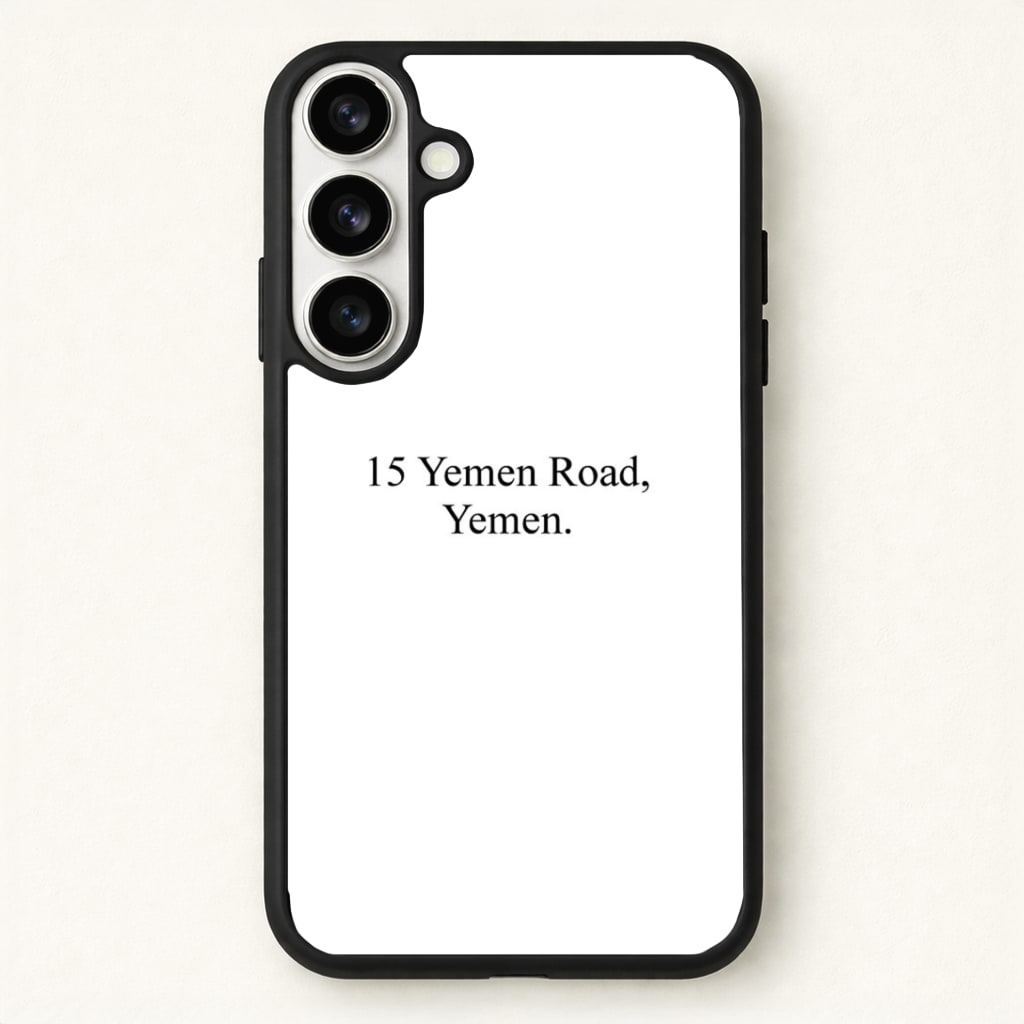 15 Yemen Road, Yemen Phone Case - Galaxy S26 / Standard