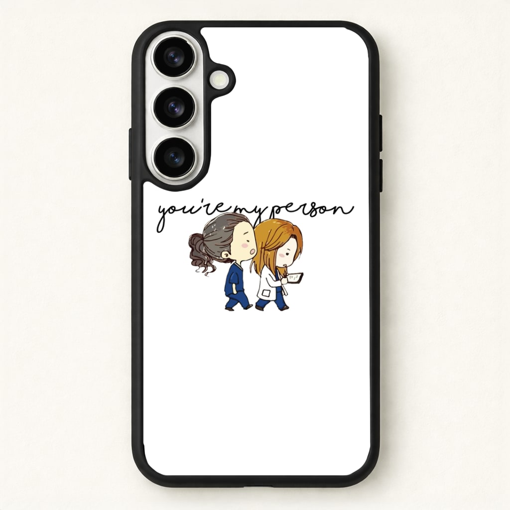 You're My Person Cartoon - Grey's Phone Case - Galaxy S26 / Standard