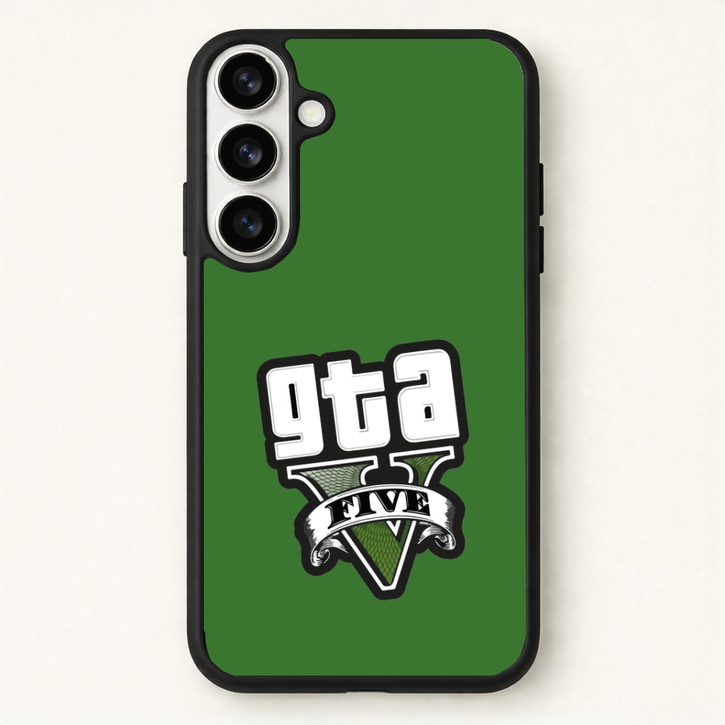 Green Five - Video Game Phone Case - Galaxy S26 / Standard