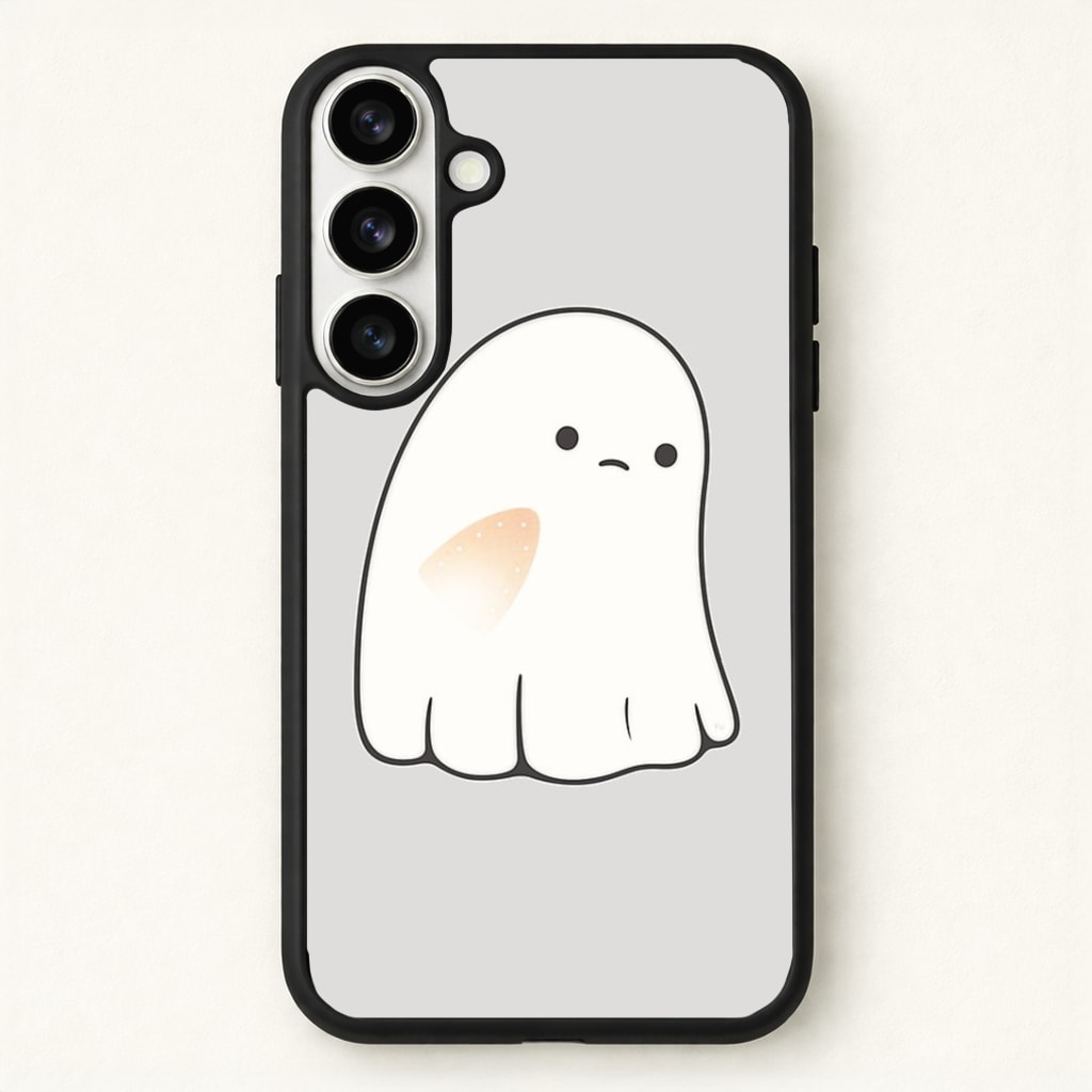 Sad Ghost Halloween Phone Case - Galaxy S26 / Standard