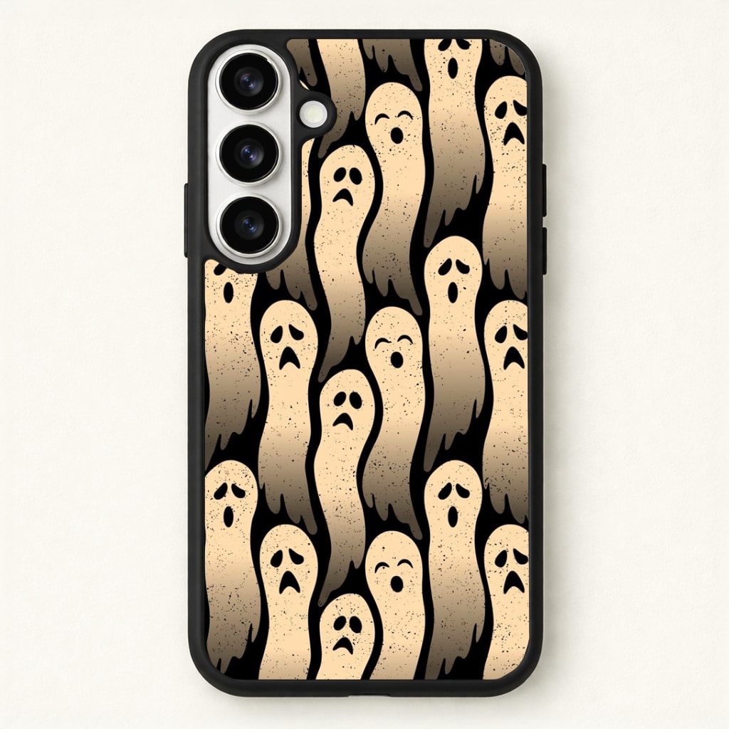 Vintage Wriggly Ghost Pattern Phone Case - Galaxy S26 / Standard