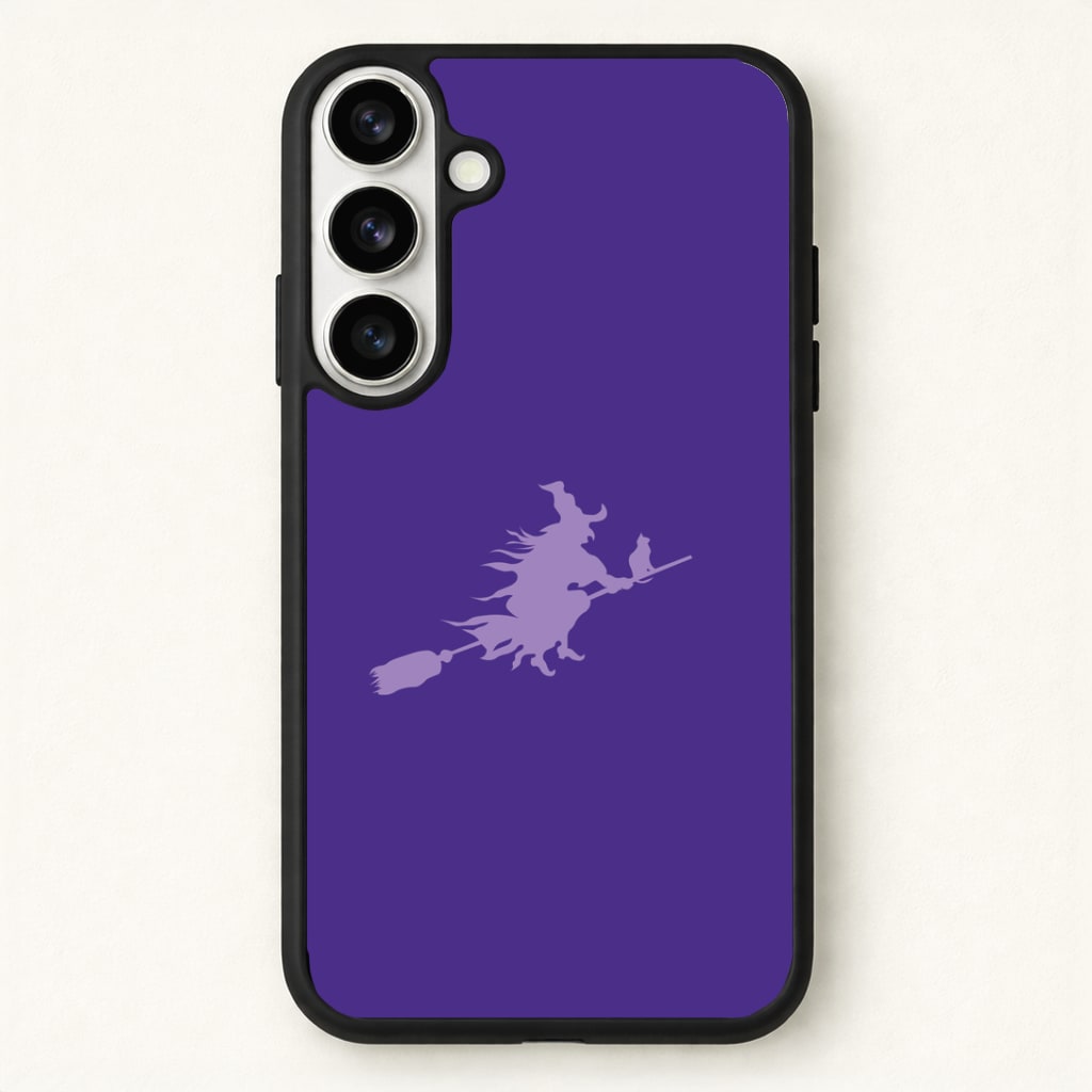 Witch And Cat - Halloween Phone Case - Galaxy S26 / Standard