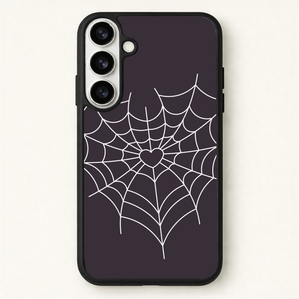 Spiderweb Hearts I Phone Case - Galaxy S26 / Standard