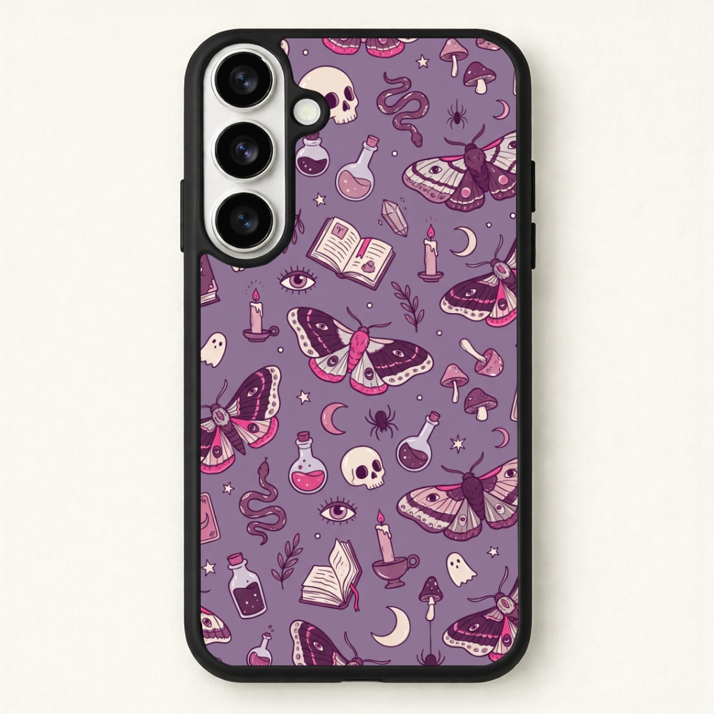 Purple Witchy Doodles Phone Case