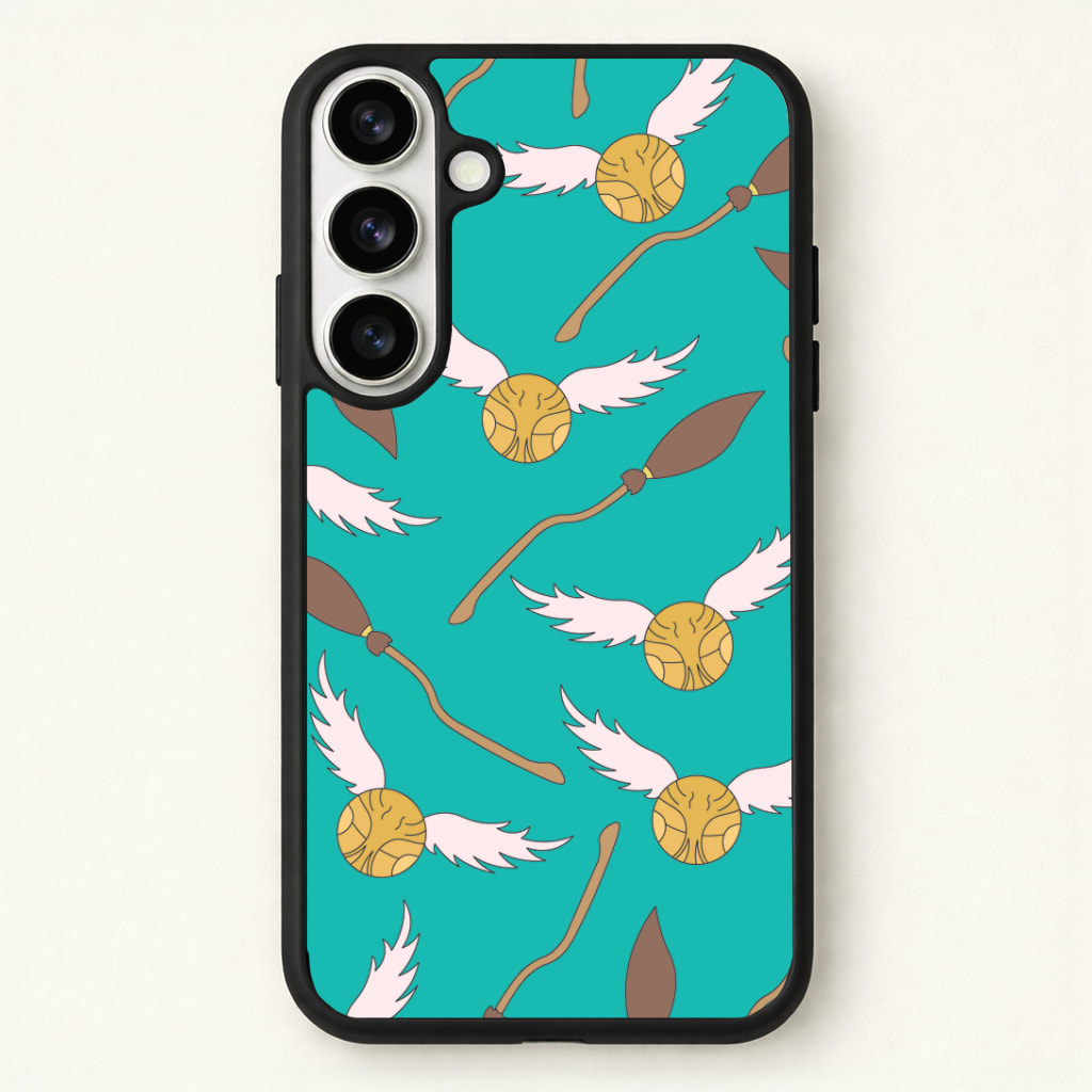 Quidditch Pattern - Harry Potter Phone Case - Galaxy S26 / Standard