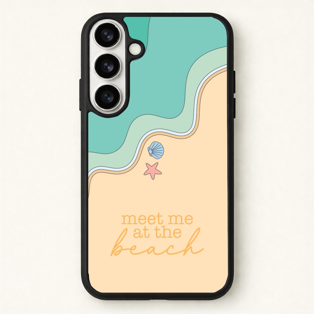 Meet Me At The Beach - Summer Phone Case - Galaxy S26 / Standard
