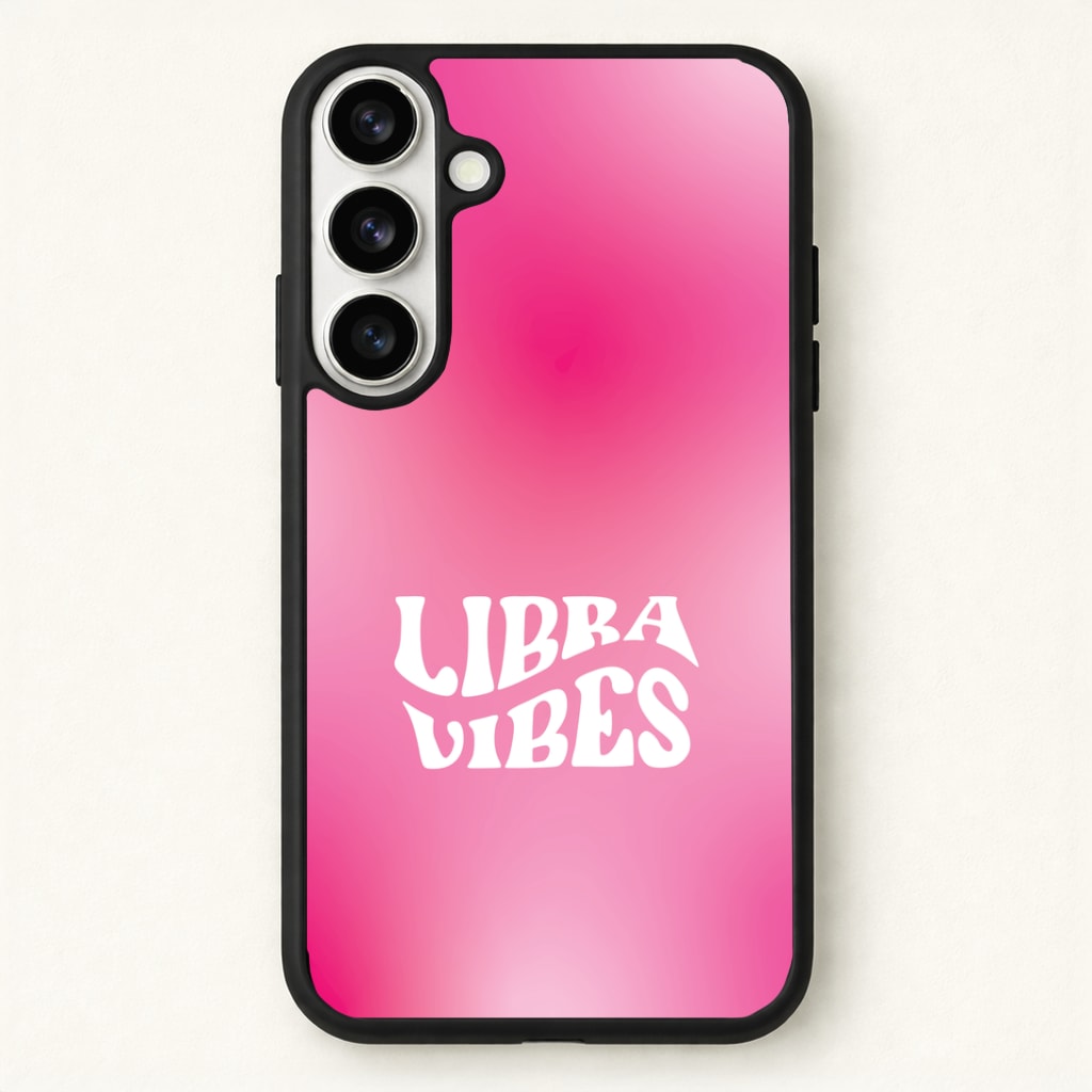 Libra Vibes Gradient Zodiac Phone Case - Galaxy S26 / Standard