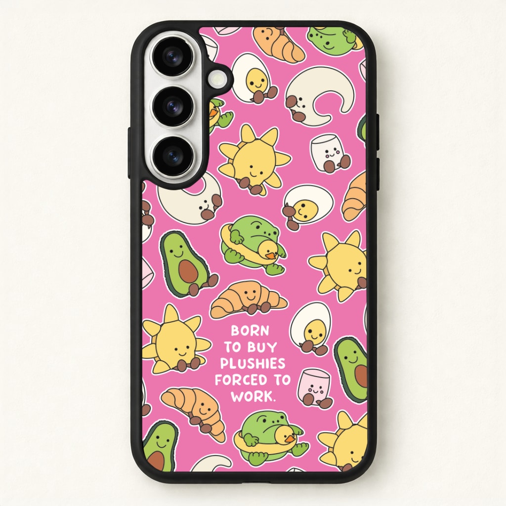 Born To Buy Plushy Phone Case - Galaxy S26 / Standard