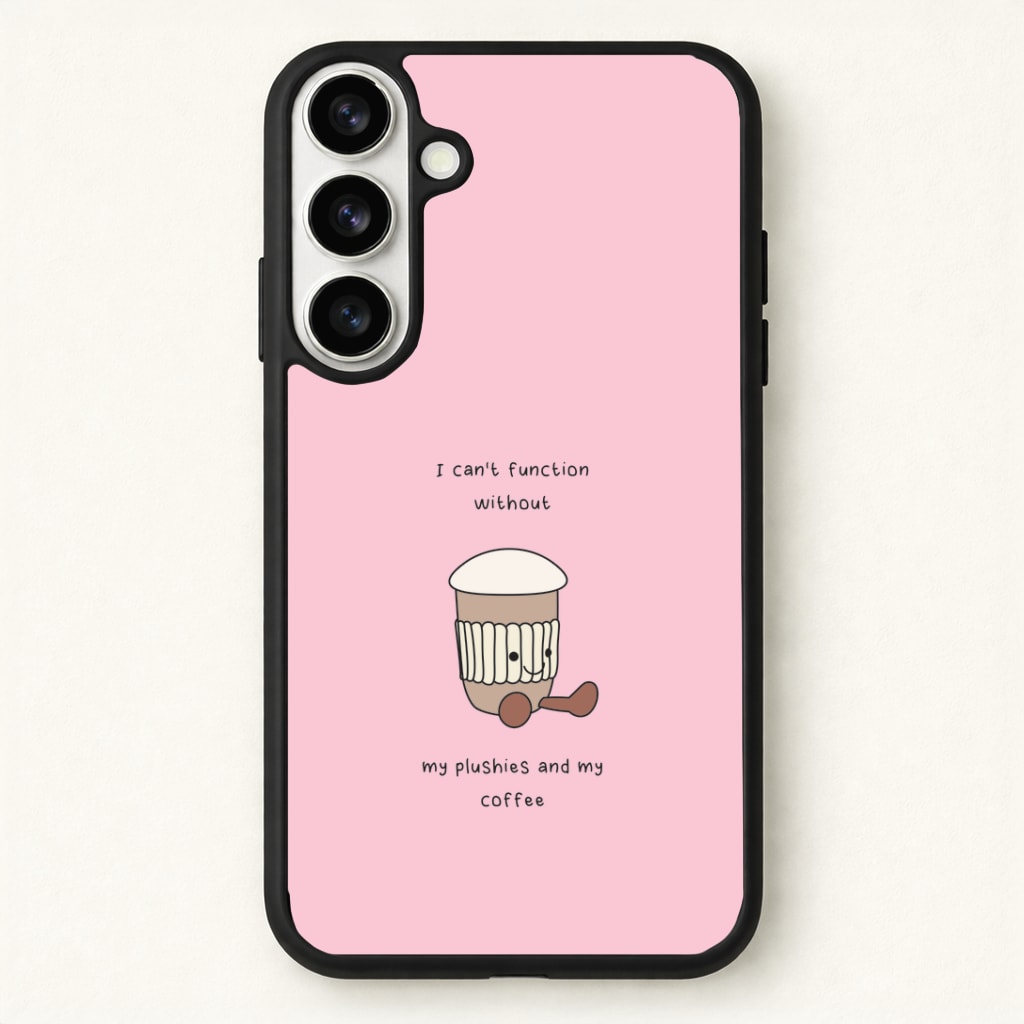 Coffee - Plushy Phone Case - Galaxy S26 / Standard