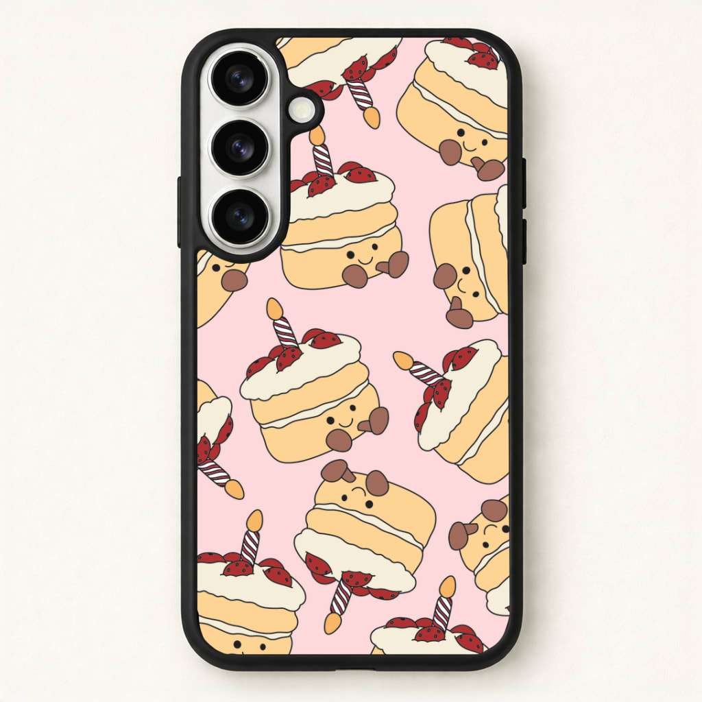 Cake Pattern - Plushy Phone Case - Galaxy S26 / Standard