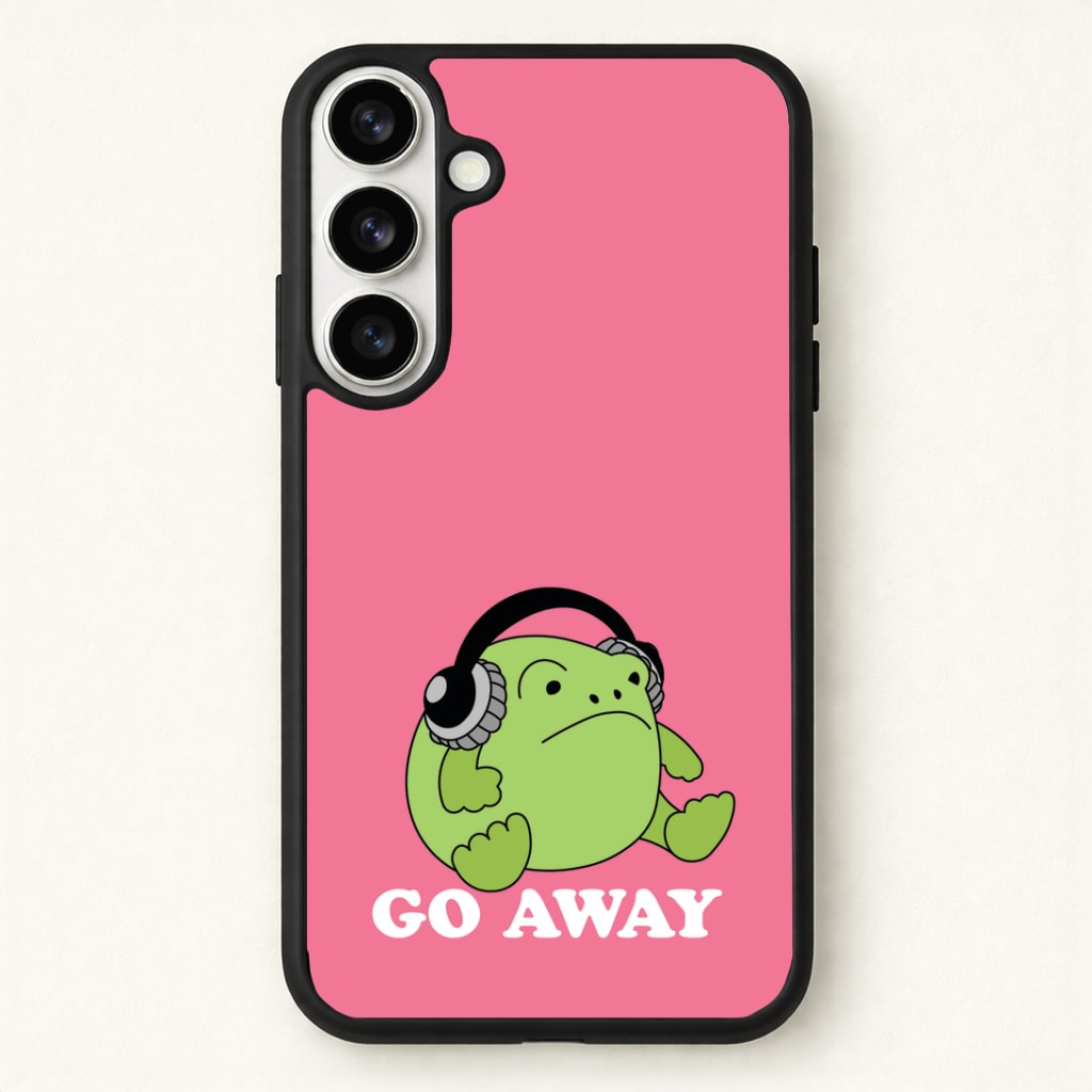 Go Away Grumpy Frog Phone Case - Galaxy S26 / Standard