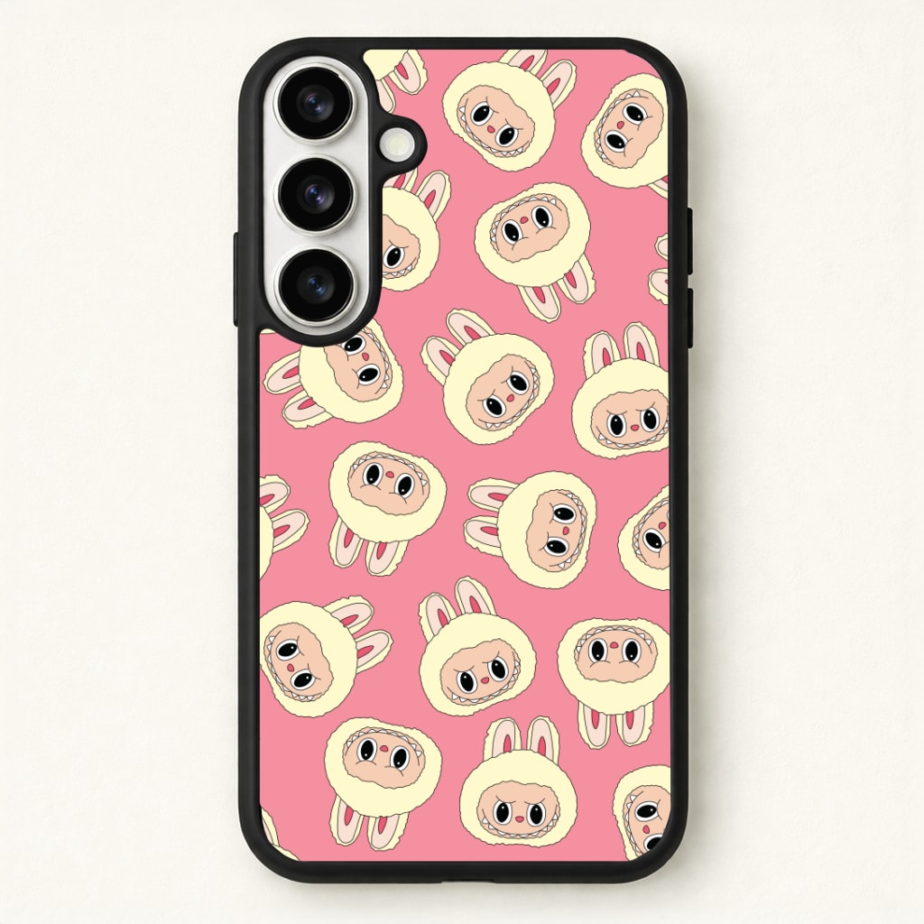 Cute Cream Monster Face Pattern Phone Case - Galaxy S26 / Standard