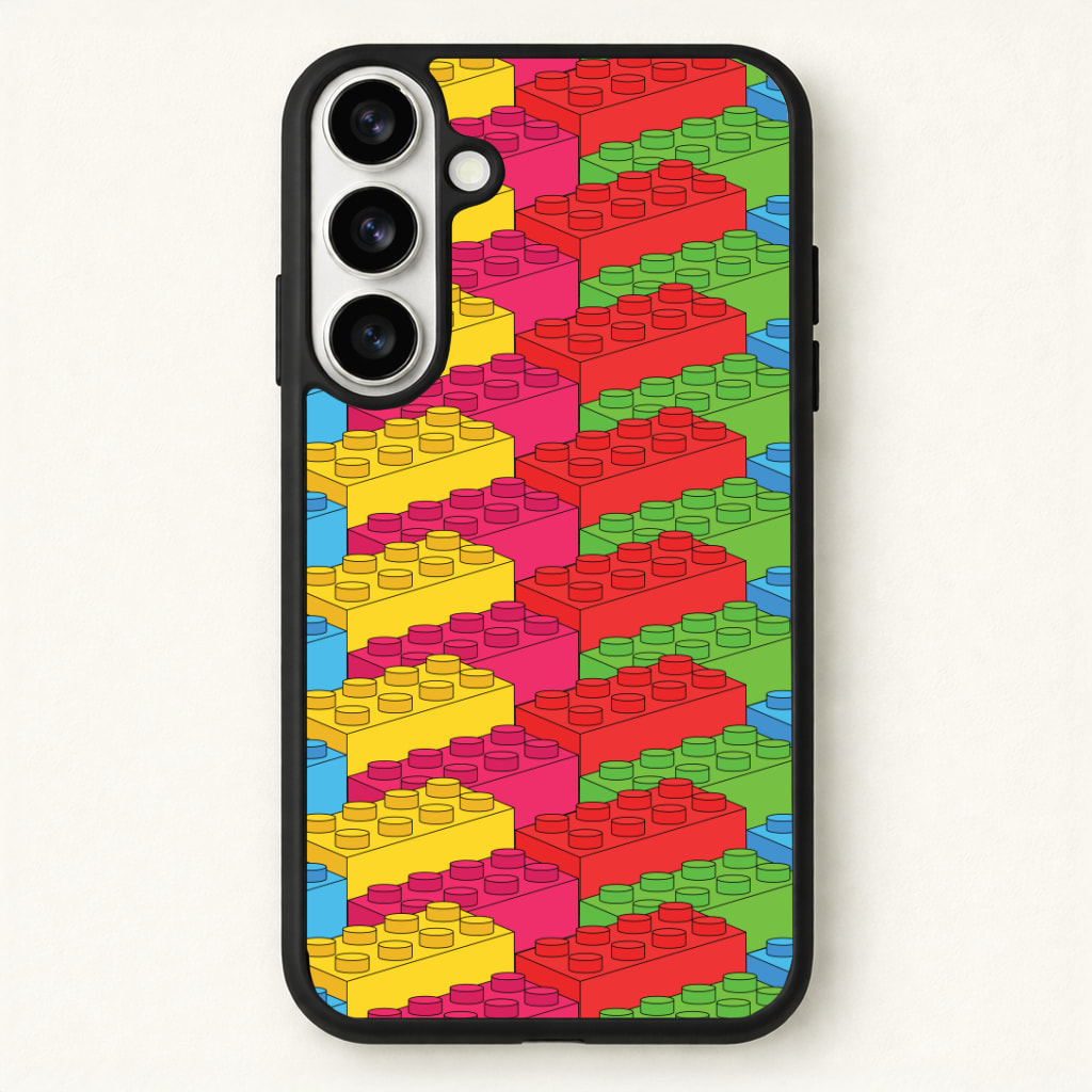 Bricks Isometric Pattern Phone Case - Galaxy S26 / Standard
