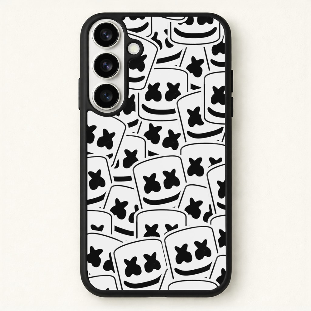 Collage - White Helmet DJ Phone Case - Galaxy S26 / Standard
