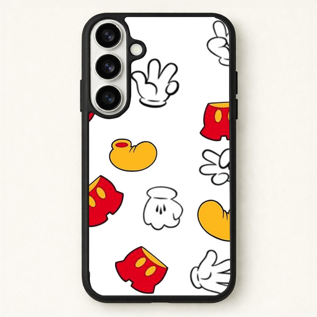 Mouse Gloves, Shorts and Shoes Phone Case - Galaxy S26 / Standard