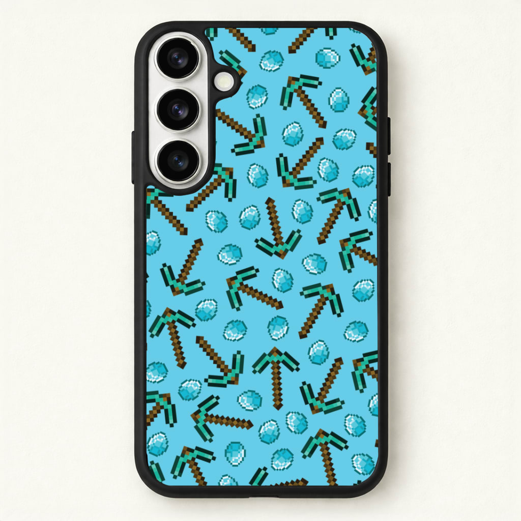 Diamond Axe Pattern Phone Case - Galaxy S26 / Standard