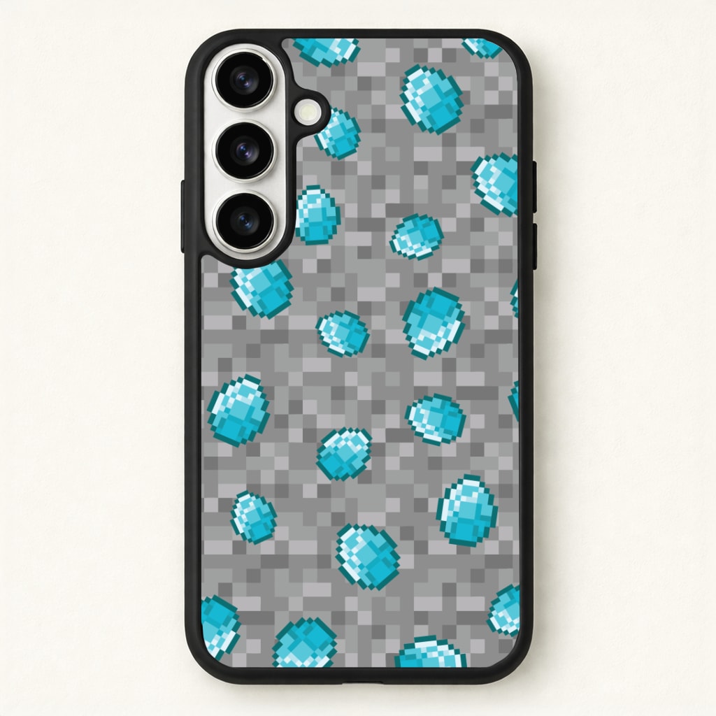 Diamond Pattern Phone Case - Galaxy S26 / Standard