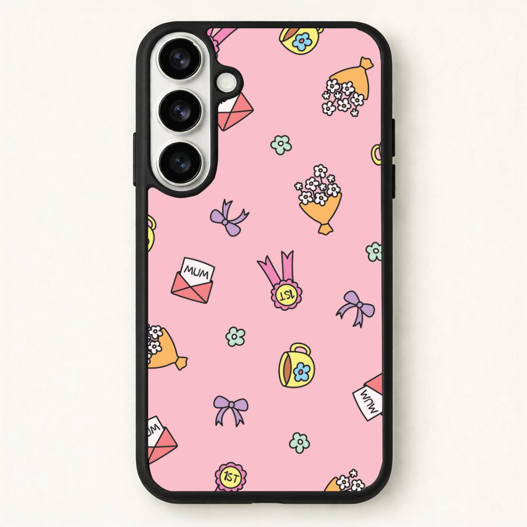 Mum Doodles Pattern Phone Case - Galaxy S26 / Standard