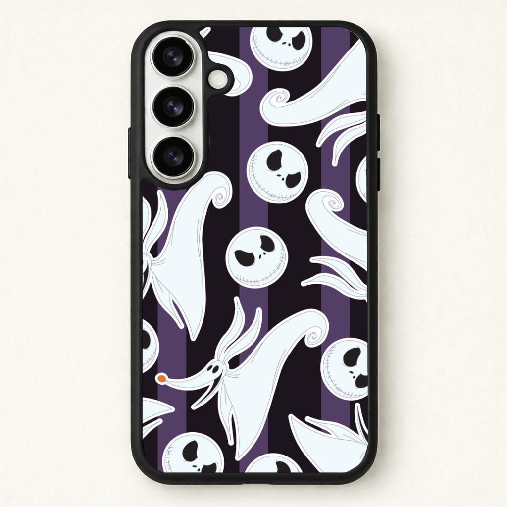 Skeleton Dog And Face Pattern Phone Case - Galaxy S26 / Standard