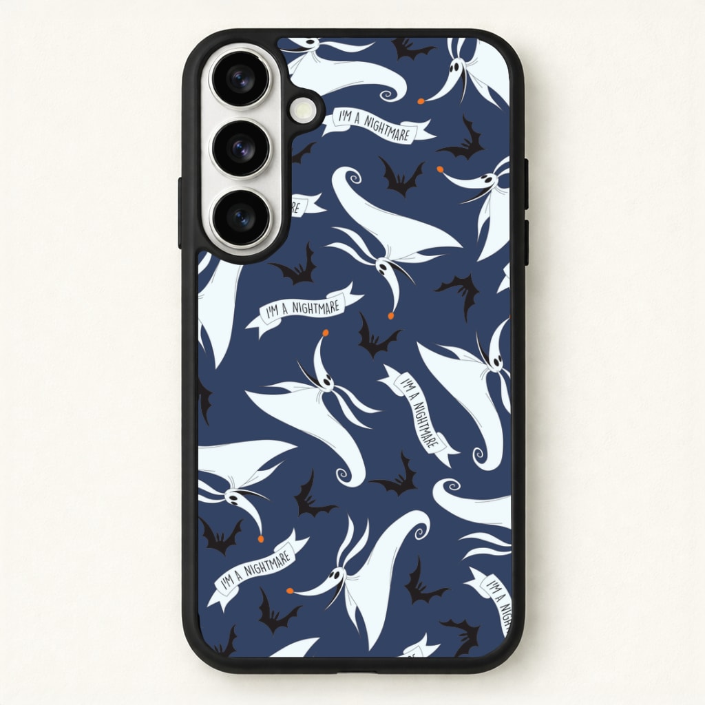 Skeleton Dog And Bats Pattern Phone Case - Galaxy S26 / Standard