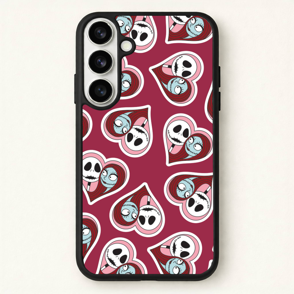 J And S Heart Pattern Phone Case - Galaxy S26 / Standard