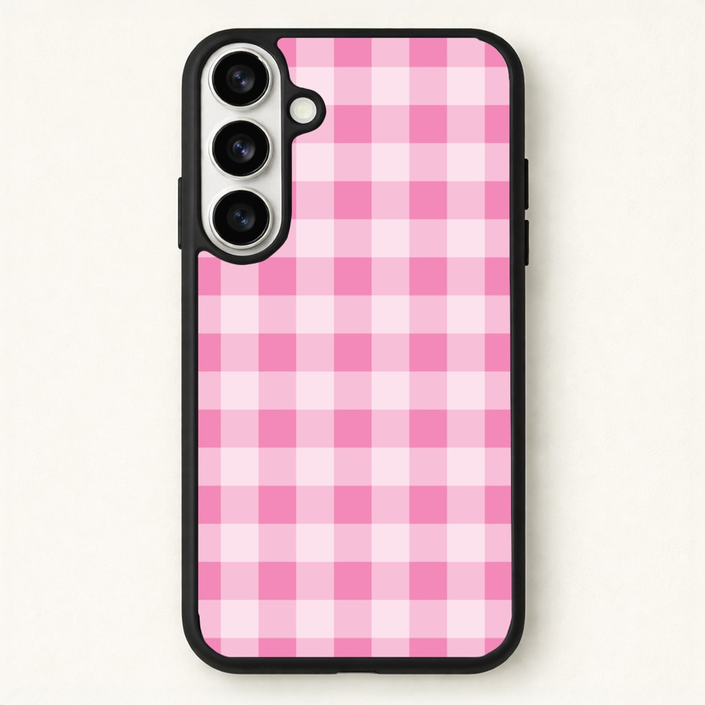 Strawberry Gingham  Phone Case - Galaxy S26 / Standard