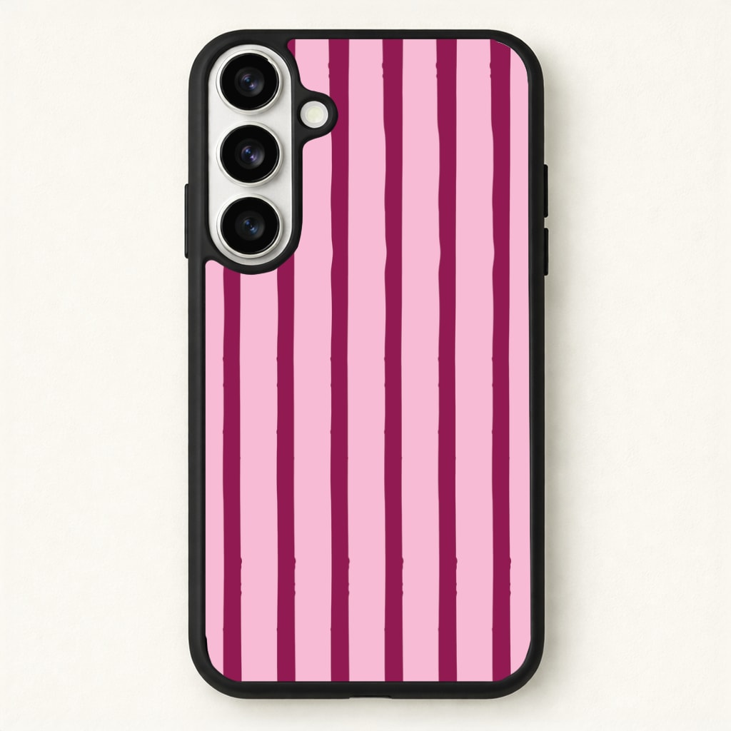 Strawberry Stripes  Phone Case - Galaxy S26 / Standard
