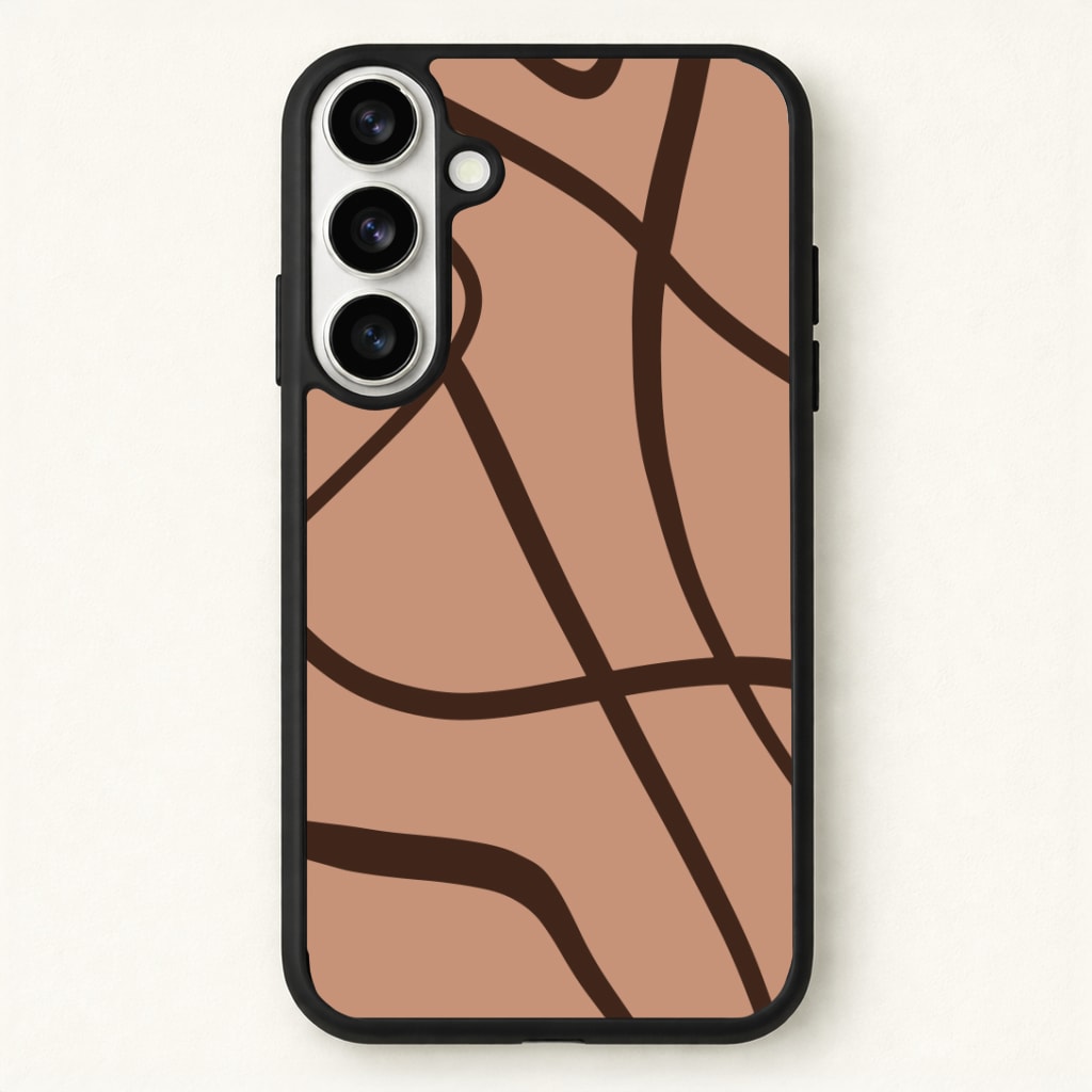 Lined Abstract Nude Phone Case - Galaxy S26 / Standard