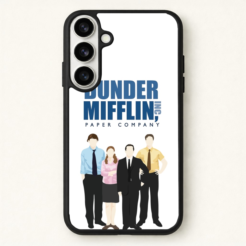 Office Cartoon - Dunder Mifflin Phone Case - Galaxy S26 / Standard