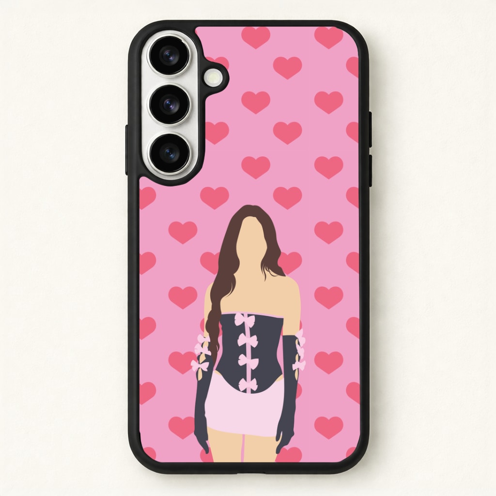 Pink Hearts - Olivia Phone Case - Galaxy S26 / Standard